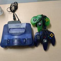 NINTENDO64 本体 青色コントロールセット
