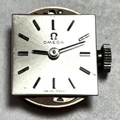 オメガ　手巻き　ムーブメント　文字盤　針 OMEGA オメガ 手巻 ムーブメント付文字盤 角型 レディース