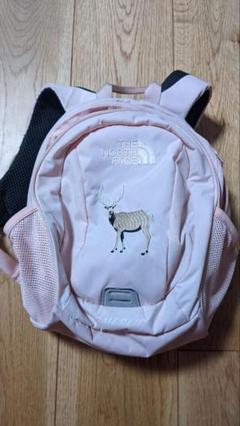 THE NORTH FACE ピンク リュック トナカイ刺繍