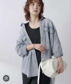 極美品★RIVE DROITE MONN.:.ビッグデニムシャツ