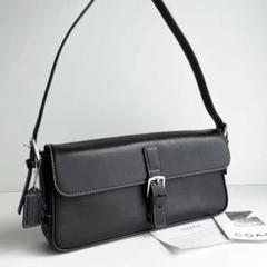 コーチ COACH ハンドバッグ レザー ハンプトンズ 黒 新品保管