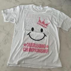 チアリーディング Tシャツ youthLサイズ チアダンス ニコちゃん スマイル