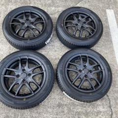 ◇中古再塗装アルミ+新品ハンコック155/65R14セット　タント ◇中古再塗装アルミ+新品ハンコック155/65R14セット タント