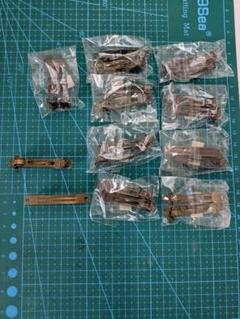 金属製バレッタパーツ 20個