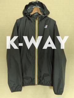eu製　日本未発売　k-way レインコート　パッカブル　m 黒　ブラック パッカブルレインコート ロング RoyalMetal／K-WAY（ケーウェイ