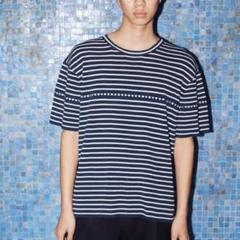 NKNIT paper mix pattern knit T-shirt - メルカリ