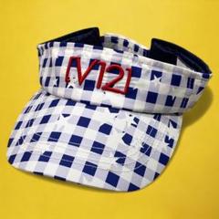 V12 ヴィトゥエルヴ V TWELVE ギンガムチェック サンバイザー