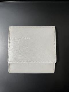 abiAsu ホワイト 二つ折り財布
