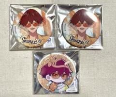 忘却バッテリー ローソン グリッター 缶バッジ 千早瞬平 3点セット