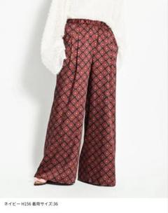 CITYSHOP　PRINT EASY パンツ ネイビー