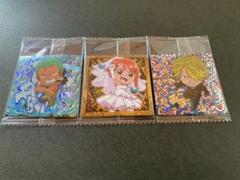 ワンピース ウエハース シール　ゾロ＆ナミ＆サンジ