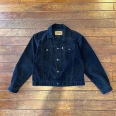 90s Levi's W7505 コーデュロイ トラッカージャケット ブラック 90s リーバイス w7505コーデュロイ トラッカージャケット 日本製
