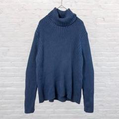 希少 90's ヴィンテージ エディーバウアー タートルネックニット L 美品
