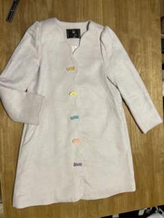 ぷびす　お値下げ　❤️美品　フランシュリッペグレーふんわりコート 選べる4タイプ☆裾付き裏起毛トップス[品番：QU000004612