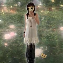 00s fairygrunge 森ガール リボンファーキャミソール 00s fairygrunge 森ガール リボンファーキャミソール 00s