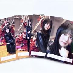 櫻坂46 生写真 港区パセリ MV衣装 4種コンプ 黒衣装 増本綺良