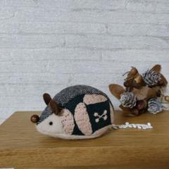 はりねずみ君ピンクッション⭐ミナペルホネン⭐handmade