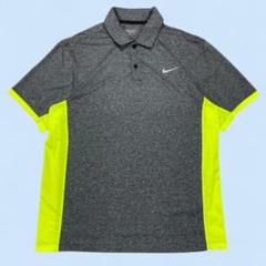 NIKE ナイキ ゴルフ 半袖 ストレッチ ポロシャツ M グレー メンズ