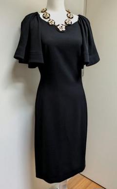 モスキーノMOSCHINO半袖ゆったりきちんとワンピース黒#40 モスキーノ 半袖ゆったりきちんとワンピース 黒 #40 MOSCHINO