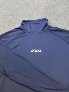 asics ネイビー タートルネック アンダーシャツ 冬用