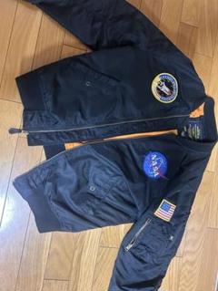 ❗️限定価格❗️ALPHA　NASA MA-1　ジャケット アポロ11号 日本未入荷 ALPHA INDUSTRIES x NASAコラボ アポロ11号記念MA-1