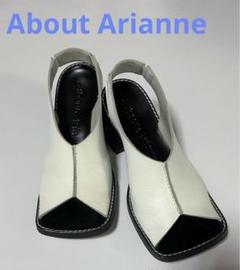 About Arianne(アバウトアリアンヌ)のホワイト✖️ブラックのサンダルのサムネイル