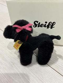 Steiff シュタイフ ヴィンテージ プードルのブラッキー 12センチ Steiff シュタイフ ヴィンテージ プードルのブラッキー 12センチ