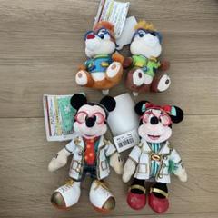 ミッキー ミニー 16体セットぬいぐるみ バッジ まとめ売り