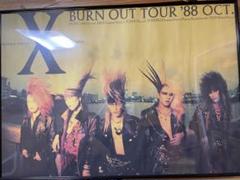X JAPAN【BURN OUT TOUR '88 OCT.】B2ポスター X JAPAN BURN OUT TOUR '88 OCT.ツアー インディーズ時代