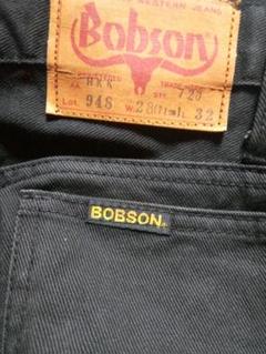 Bobson ブラックデニム W28 L32