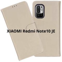 XIAOMI Redmi Note10 JE 長財布付きケースシャンパンゴールド