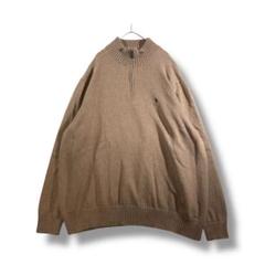 POLO Ralph Lauren　コットンニット　ハーフジップ　サイズ2XL