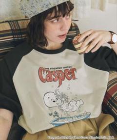 CASPER 別注ヴィンテージ加工 グラフィックプリント半袖Ｔシャツ　新品　人気
