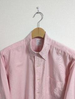 USA製　80s　ブルックスブラザーズ　シャツ　makers　ピンク　オックス