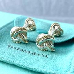 ティファニー　国旗　カフス　925 希少 ティファニー ヴィンテージ カフス 14K×シルバー925