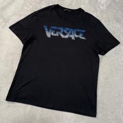 23SS タグ付 VERSACE メデューサロゴプリント S/S TEE L 黒 23SS タグ付 VERSACE メデューサロゴプリント S/S TEE L 黒