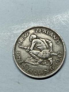 ニュージーランド　1/2クラウン銀貨　1934年　未使用　希少　レア　古銭　外国 ニュージーランド1/2クラウン銀貨1934年未使用希少レア古銭外国