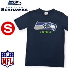 【NFL】シアトルシーホークス Tシャツ ネイビー メンズS相当
