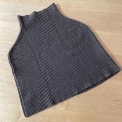 【未使用】TWEEDMILL スリット ニットポンチョ 五明祐子さんコラボ 別注 未使用】TWEEDMILL スリット ニットポンチョ 五明祐子さんコラボ