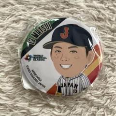 2023WBC 松井 裕樹選手 缶バッジ 侍ジャパン ガチャガチャ
