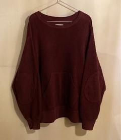 21AW ALONE エルボーパッチ パイル スウェット SIZE 2 21AW ALONE エルボーパッチ パイル スウェット SIZE 2