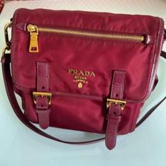 お値下げ✨PRADA バーガンディ/ワインレッドショルダーバッグ お値下げ✨PRADA バーガンディ/ワインレッドショルダーバッグ