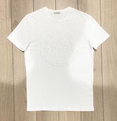 ［極美品］モンクレール　ホワイトロゴ　Tシャツ　S
