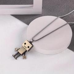 ゆらゆら　ロボットデザイン ネックレス ブロンズ