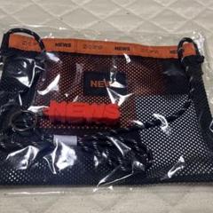 NEWSグッズ サコッシュ ロゴキーホルダー　オレンジ
