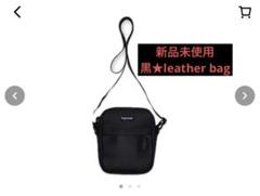 Supreme Leather Shoulder Bag "Black"2023のサムネイル