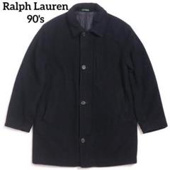 ラルフローレン　コーデュロイ襟の黒いステンカラーコート POLO RALPH LAUREN（ステンカラーコート）のフリマアイテム一覧