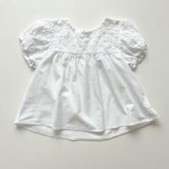 【美品】ベビー　白　ブラウス　juo ガール 90