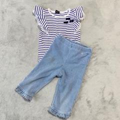 Bebe Tシャツ petit main スパッツ　100