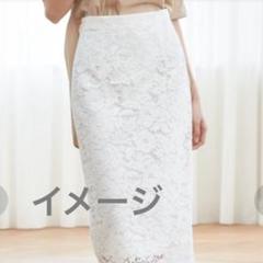 極美品 2022年モデル アナイ パピヨンケミカルレースタイト スカート 36 極美品 2022年モデル アナイ パピヨンケミカルレースタイト